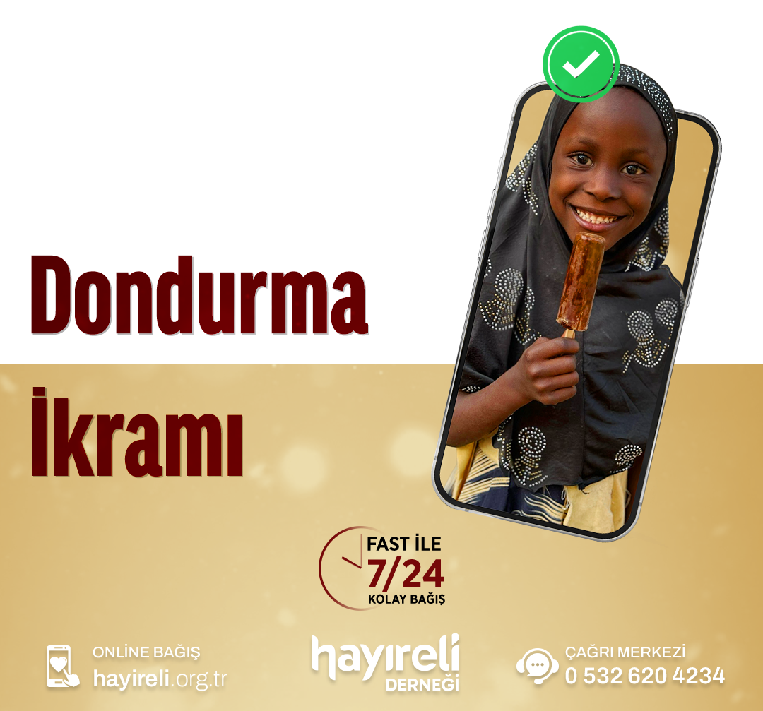 Tanzanya’da dondurma ikramı